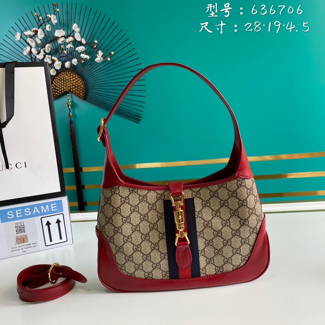 G*ucci Bag Top Quality 28*19*4.5cm