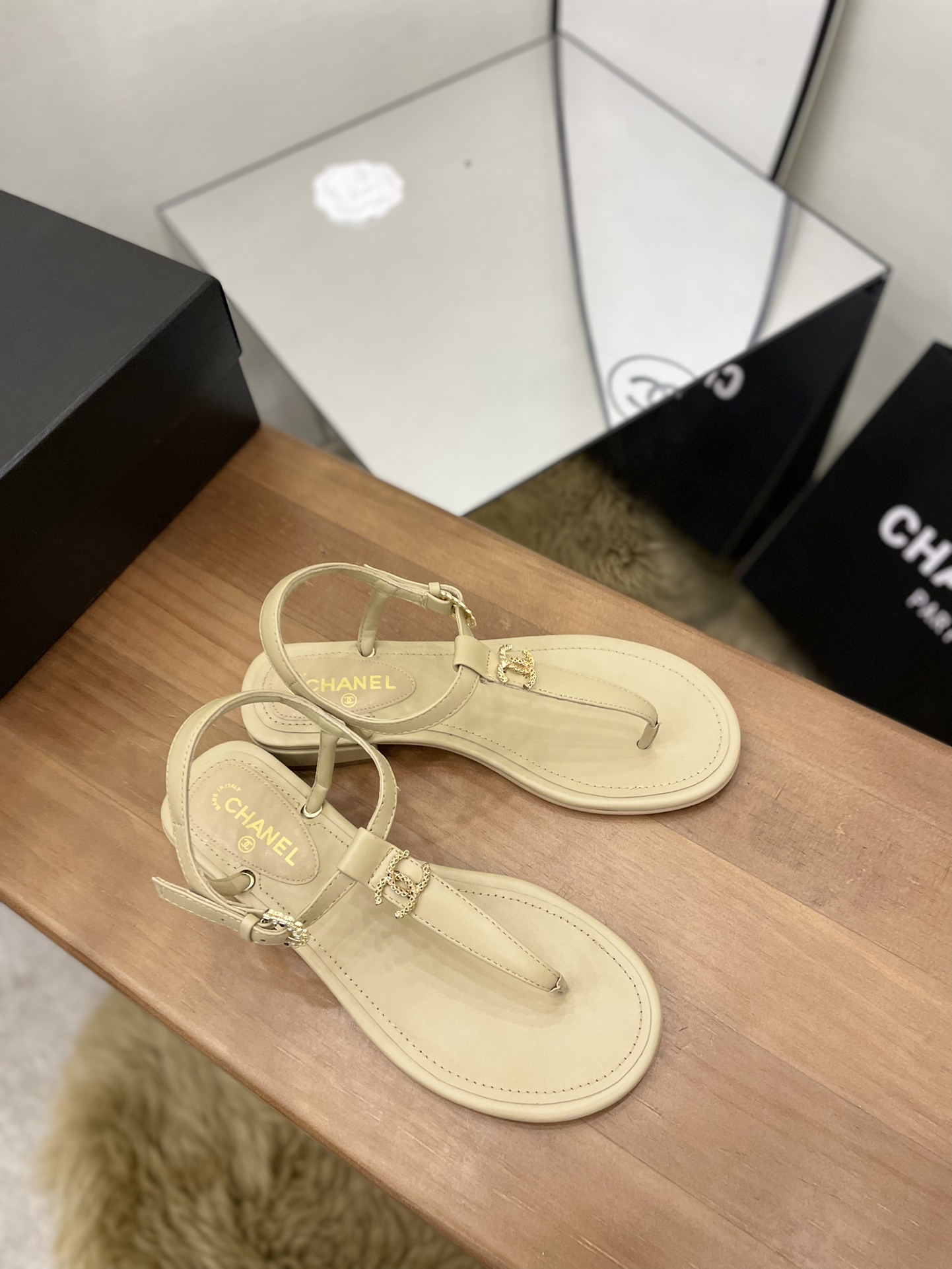 Women C*hanel Top Sandals
