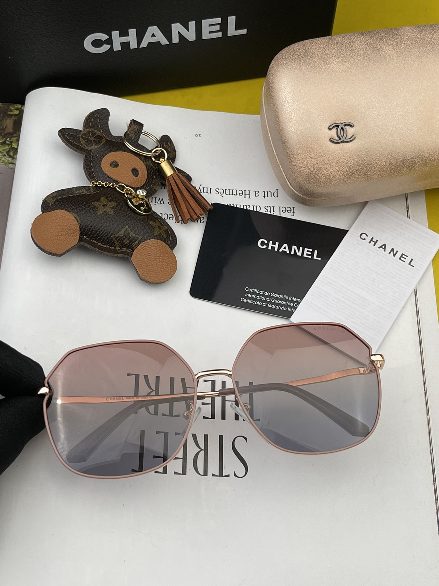 C*hanel Glasses Top