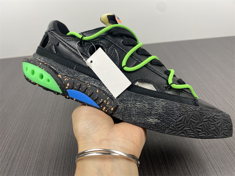 from Nike Blazer Low x O*ff-W*hite Black / Green