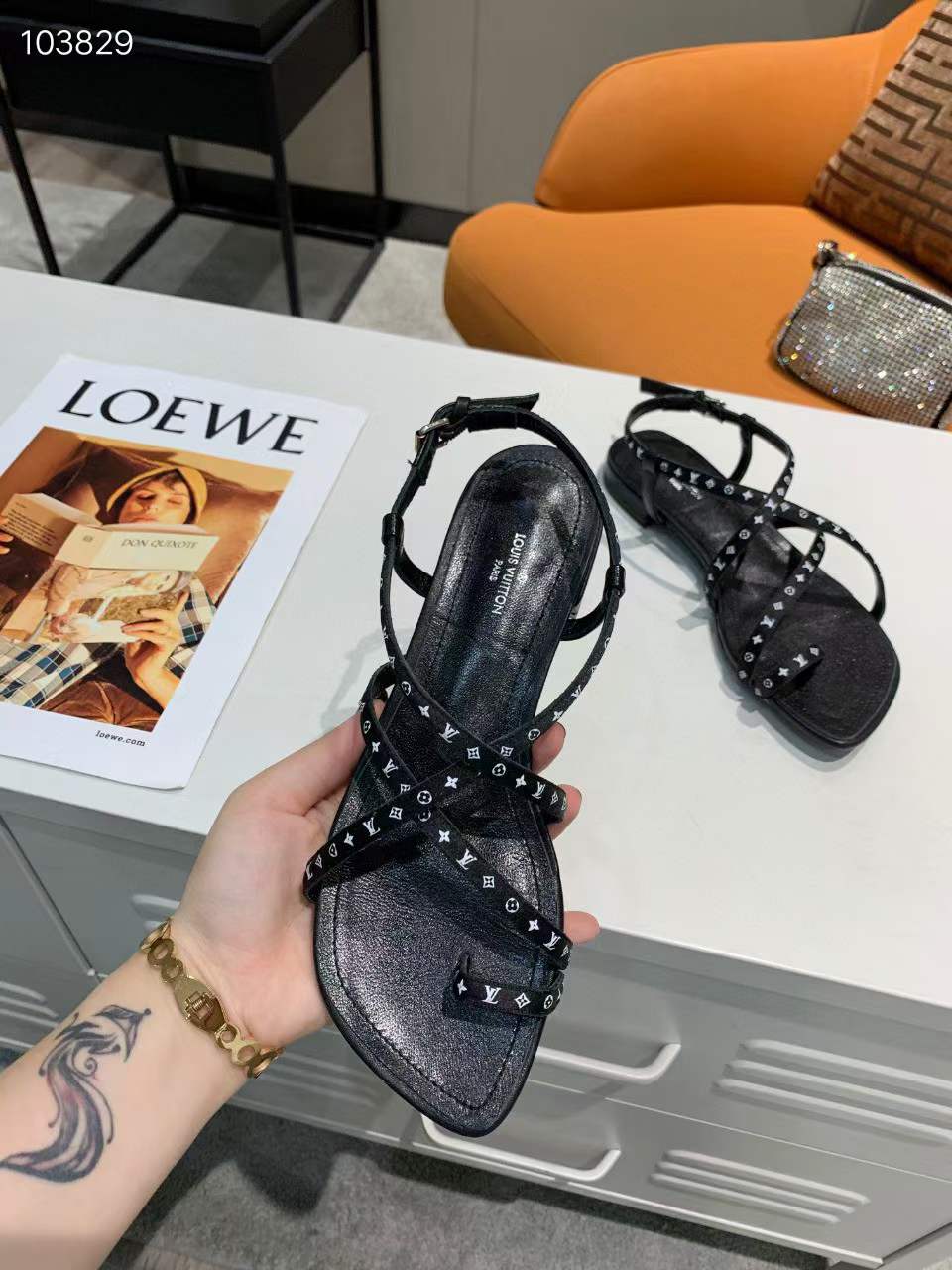 Women L*ouis V*uitton Top Slippers