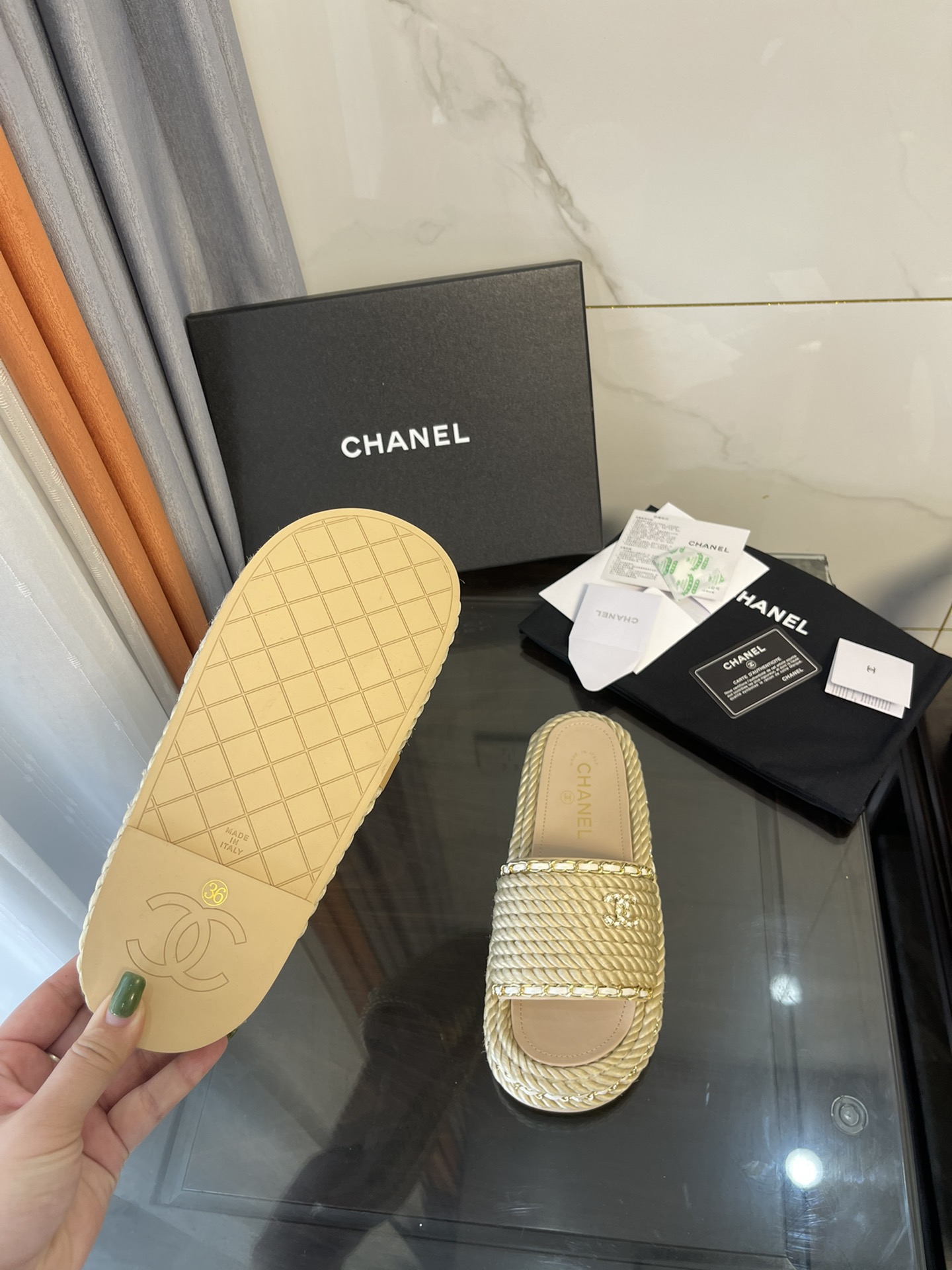 Women C*hanel Top Sandals