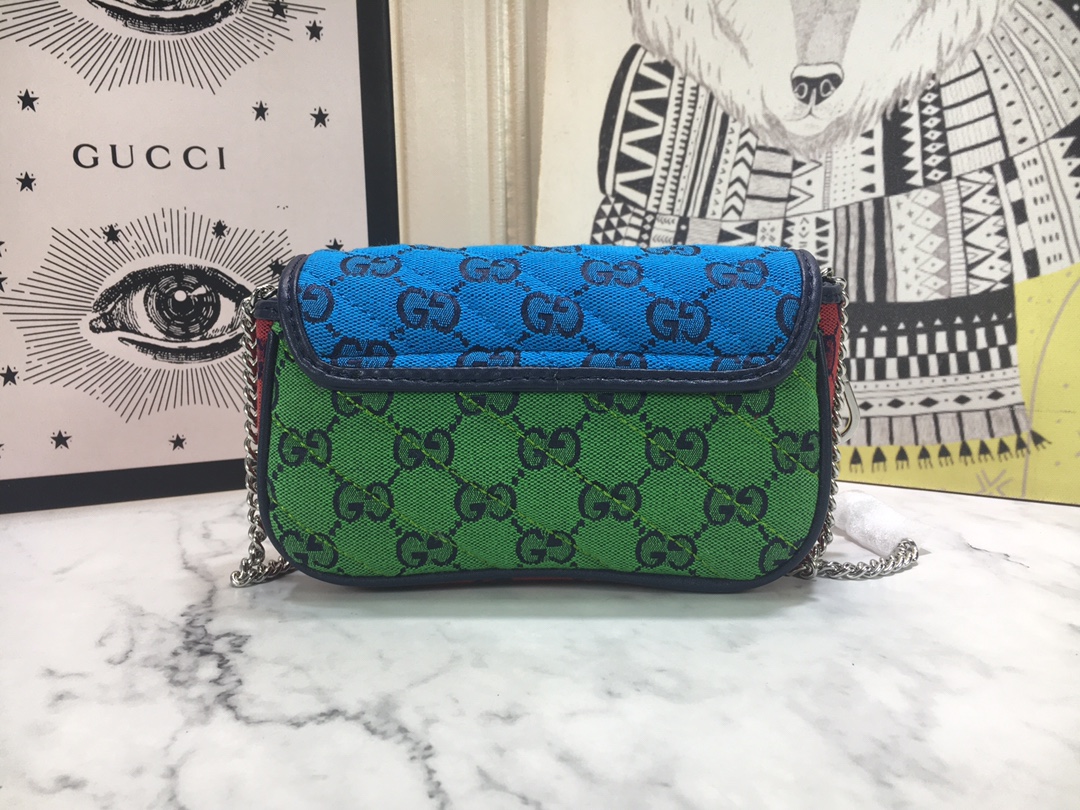 G*ucci Bag Top Quality 16.5*10.2*5.1CM