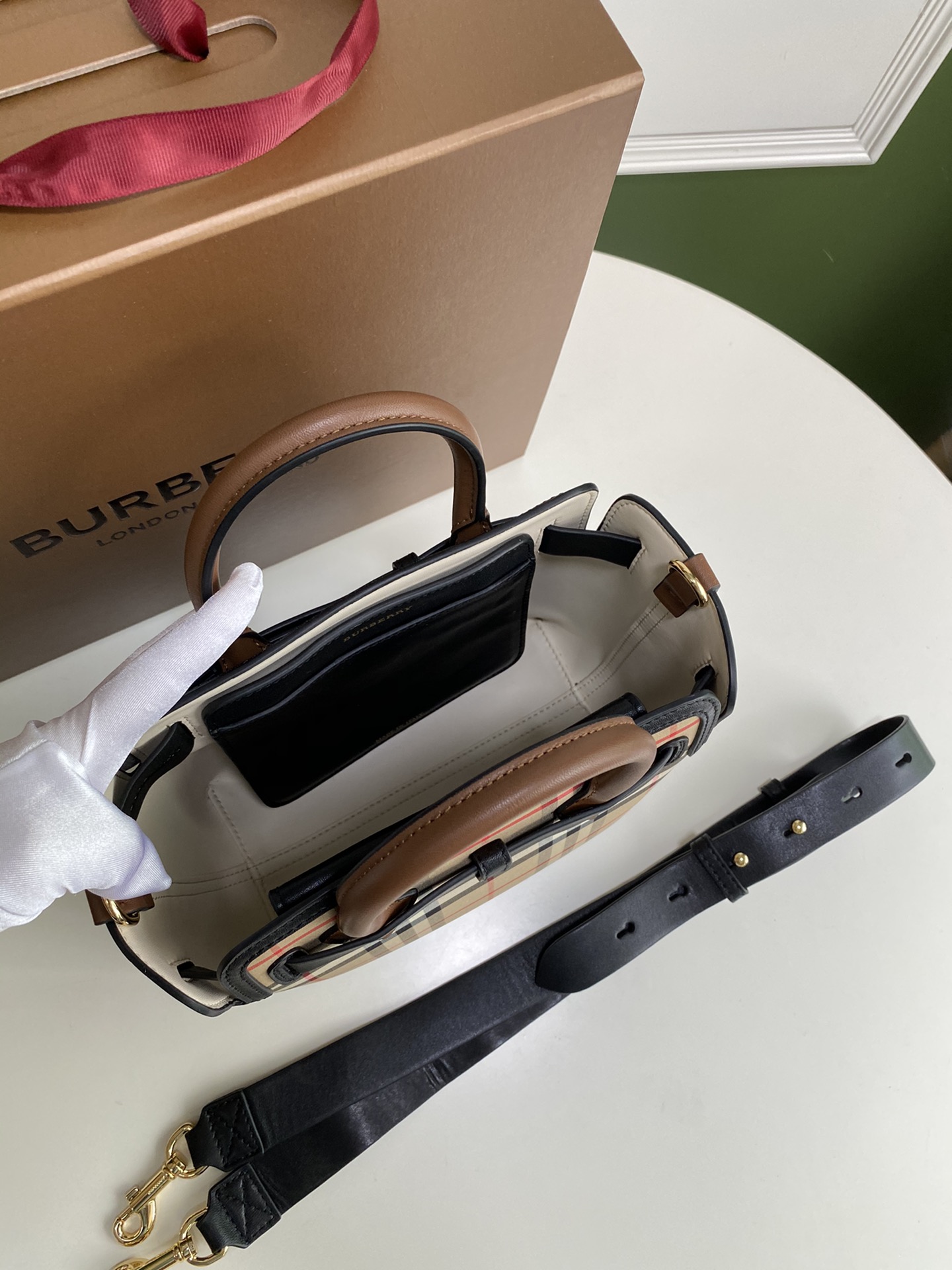 B*urberry Bag Top Quality 21.5*12*19cm