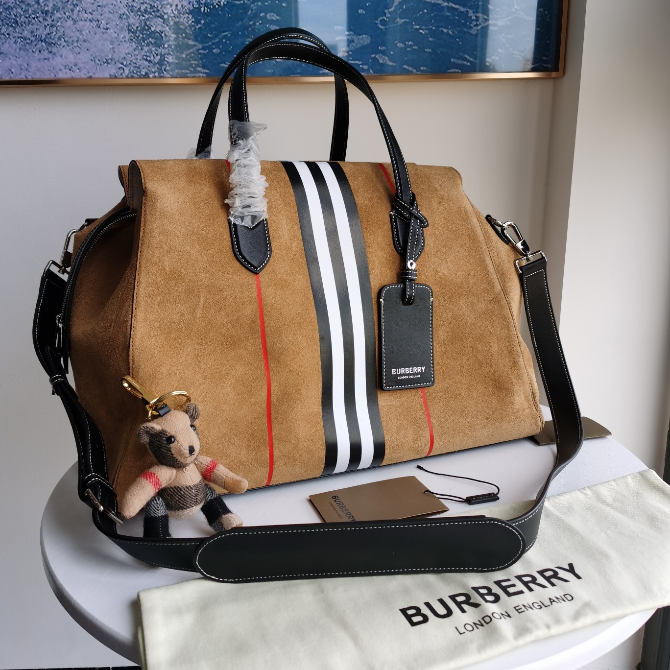 B*urberry Top Bag 46*30*28cm