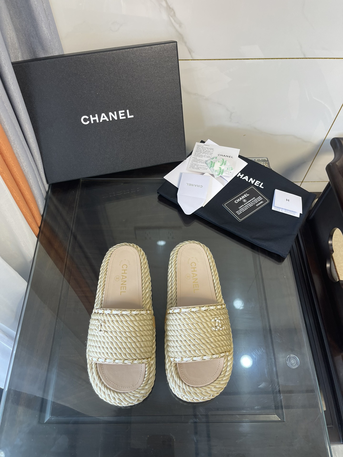 Women C*hanel Top Sandals
