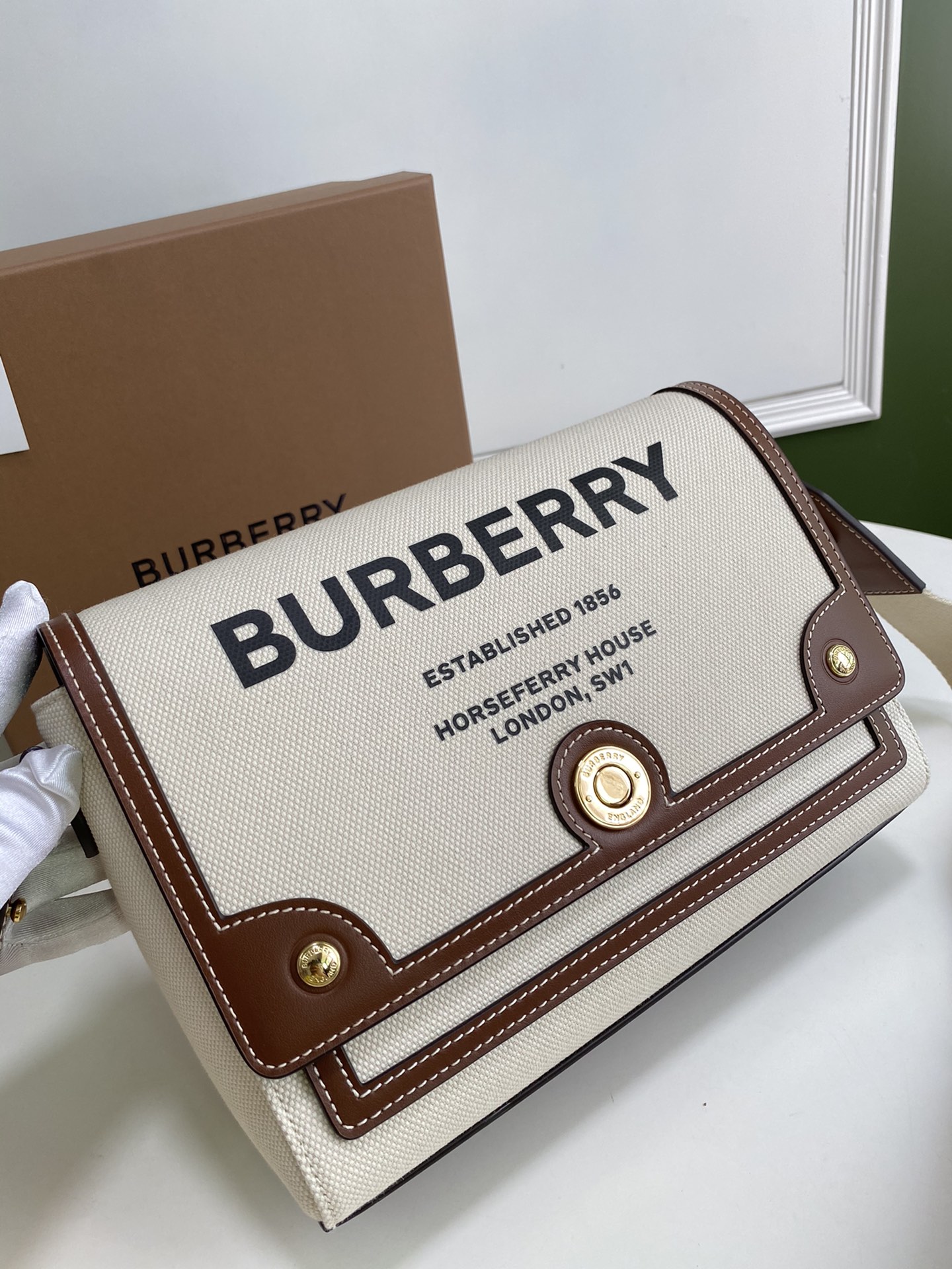 B*urberry Bag Top Quality 25*8.5*18CM