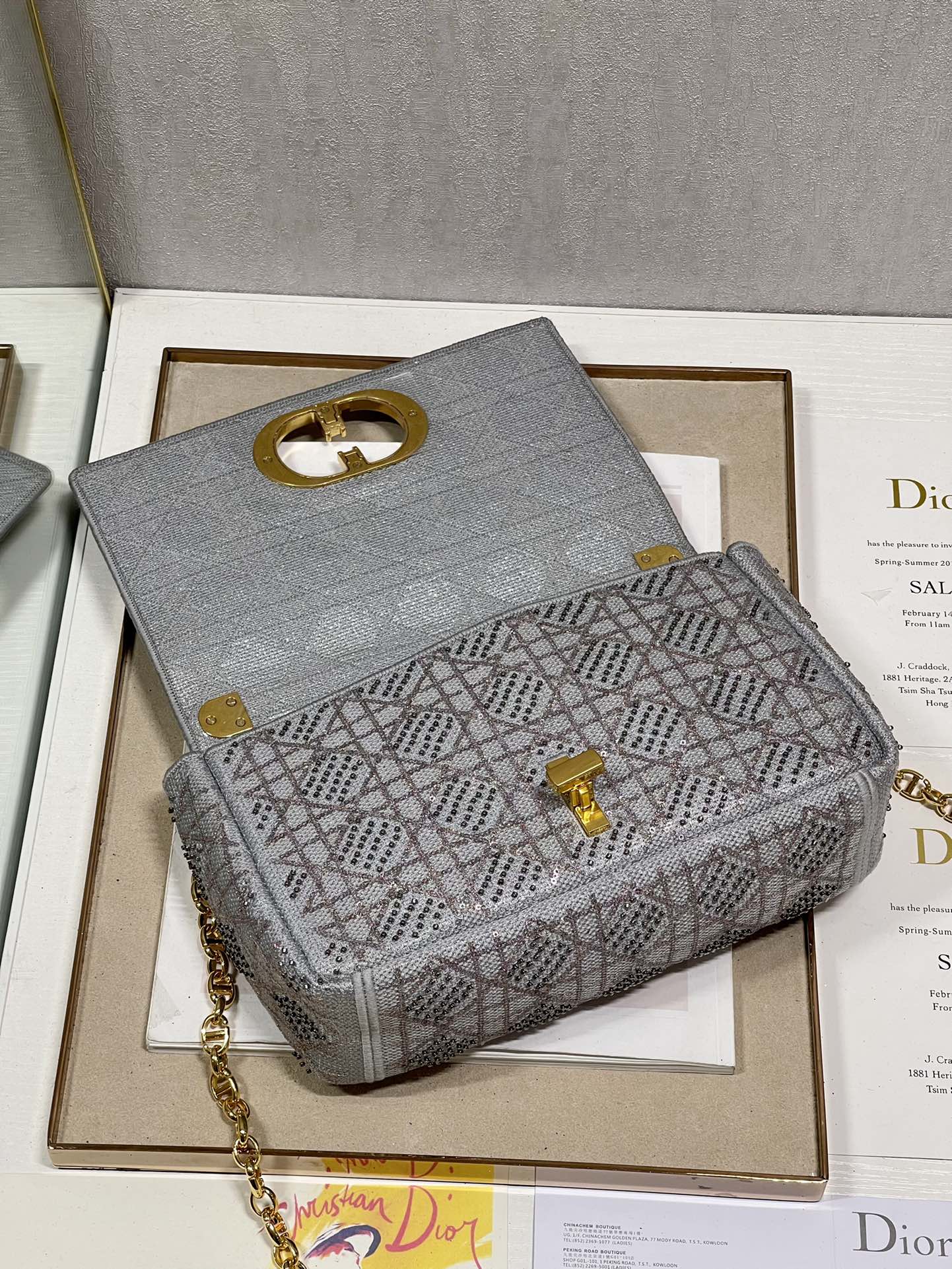 D*ior Top Bag 25CM