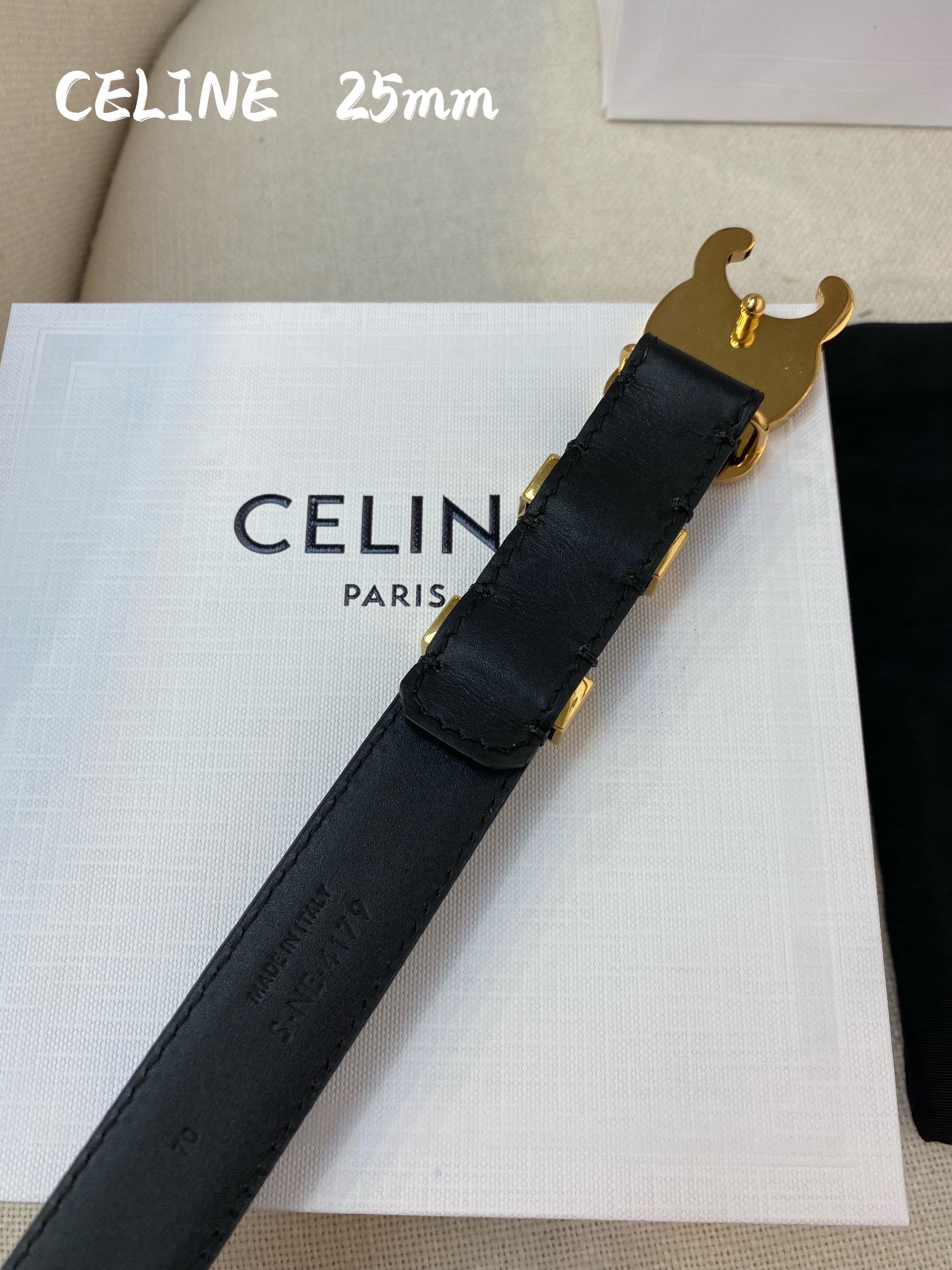 C* eline Belts Top Quality 25MM