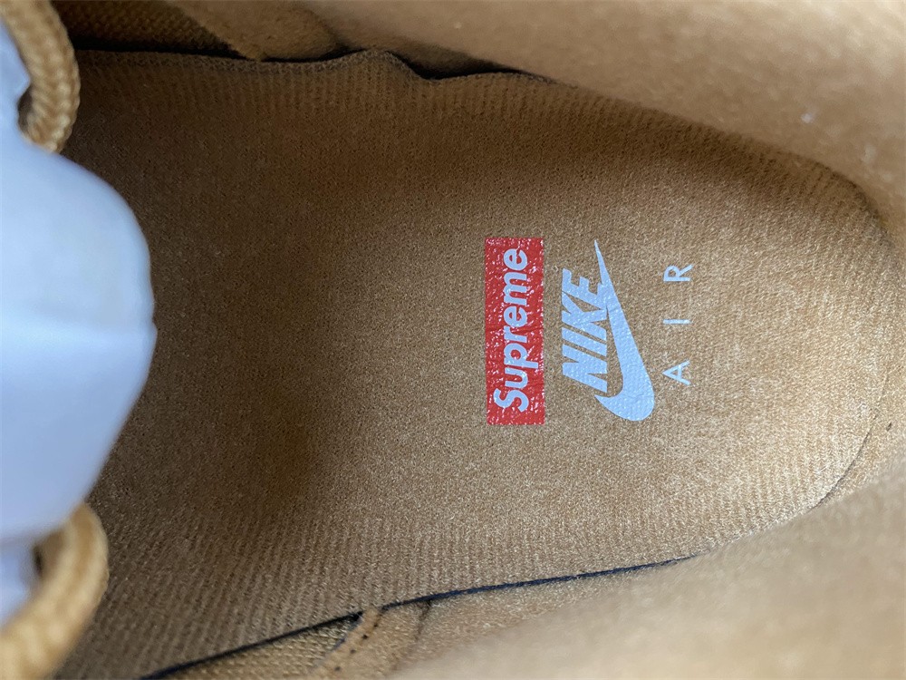 from SUP REME X NIKE AIR FORCE 1 LOW SP WHEAT dn1555-200