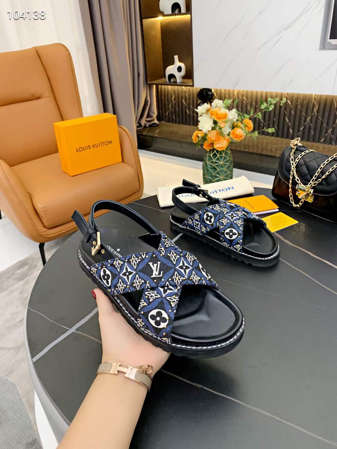 Women L*ouis V*uitton Top Slippers