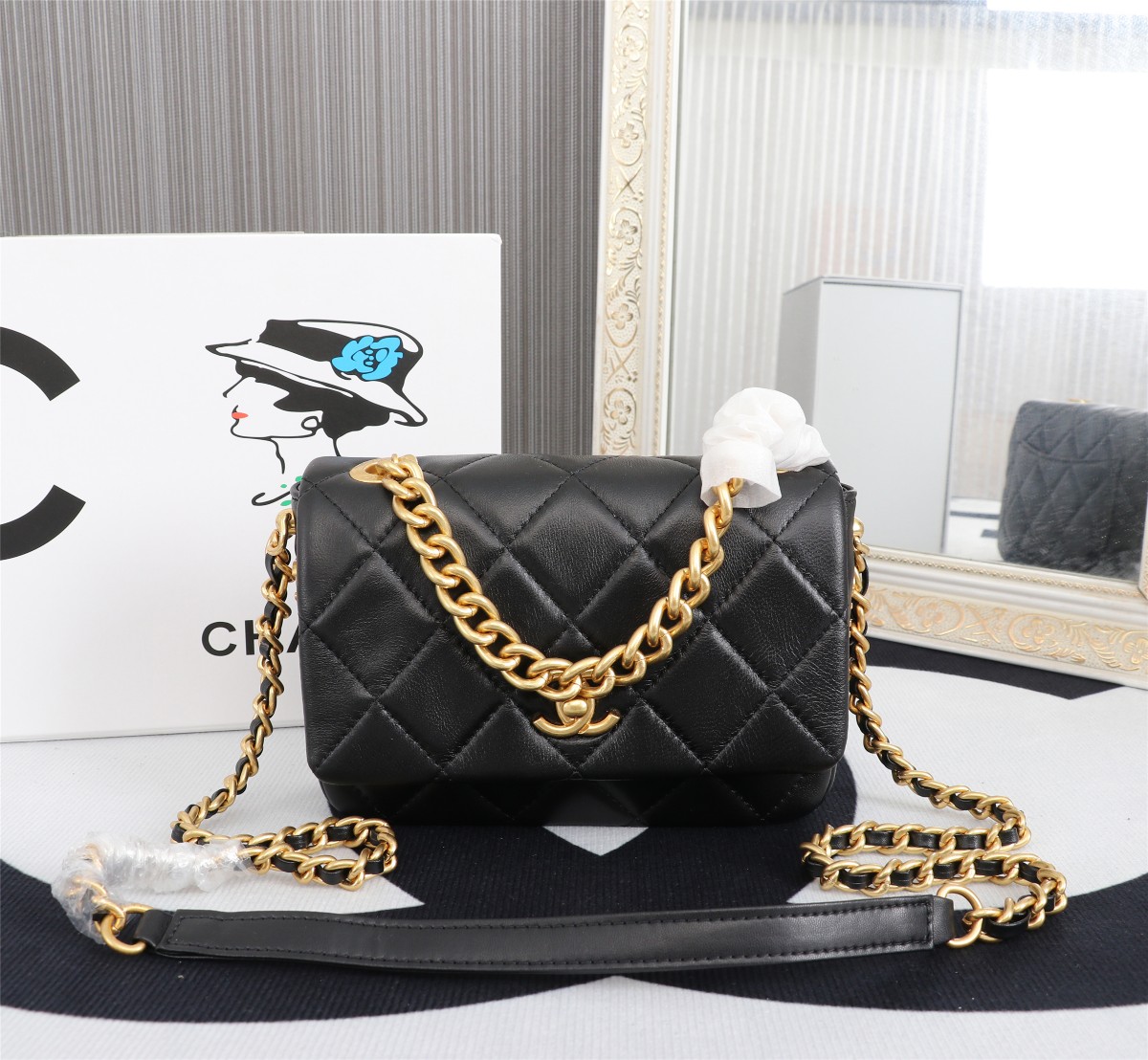 C*hanel Bag Top Quality 19*14*4cm