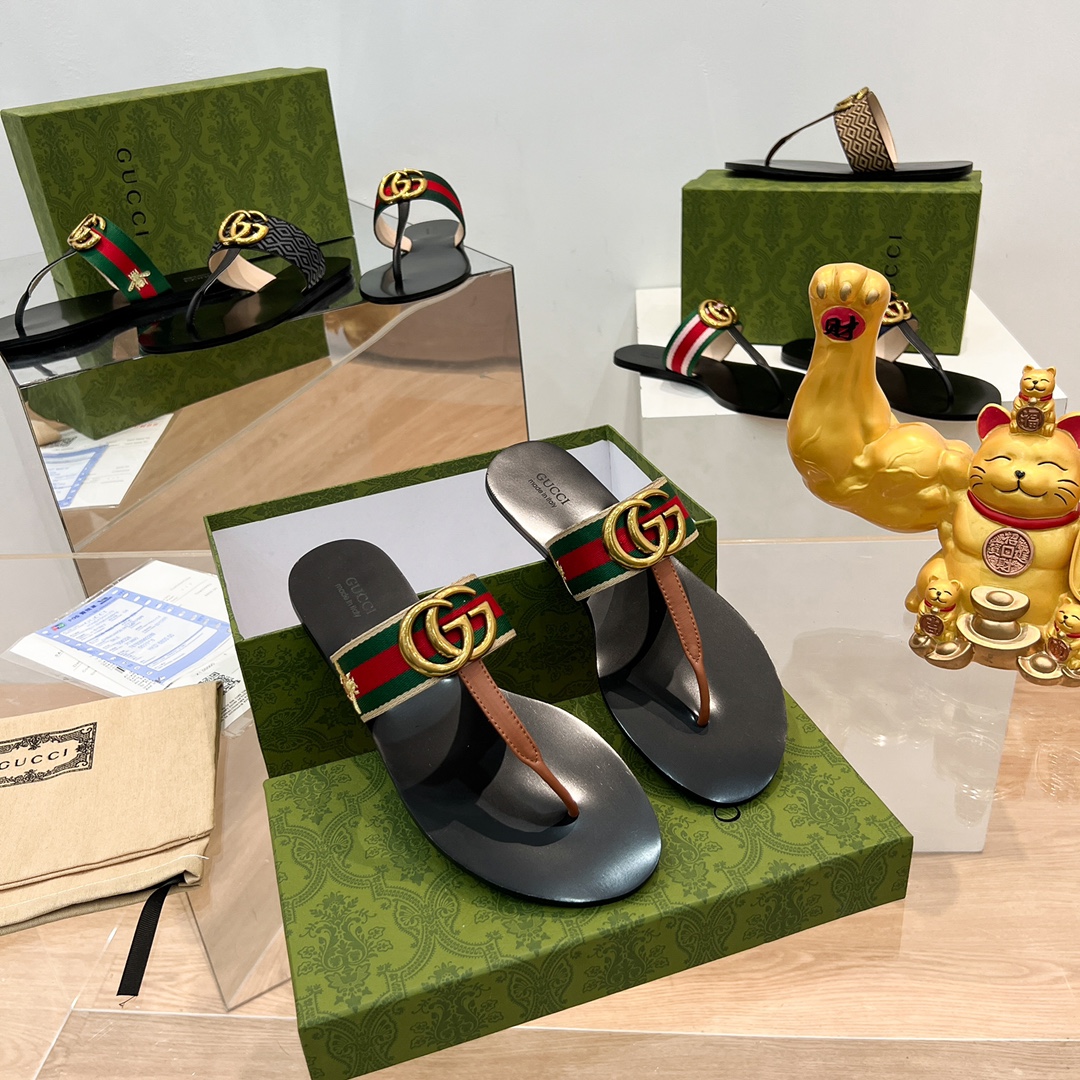 Men Women G*ucci Top Sandals