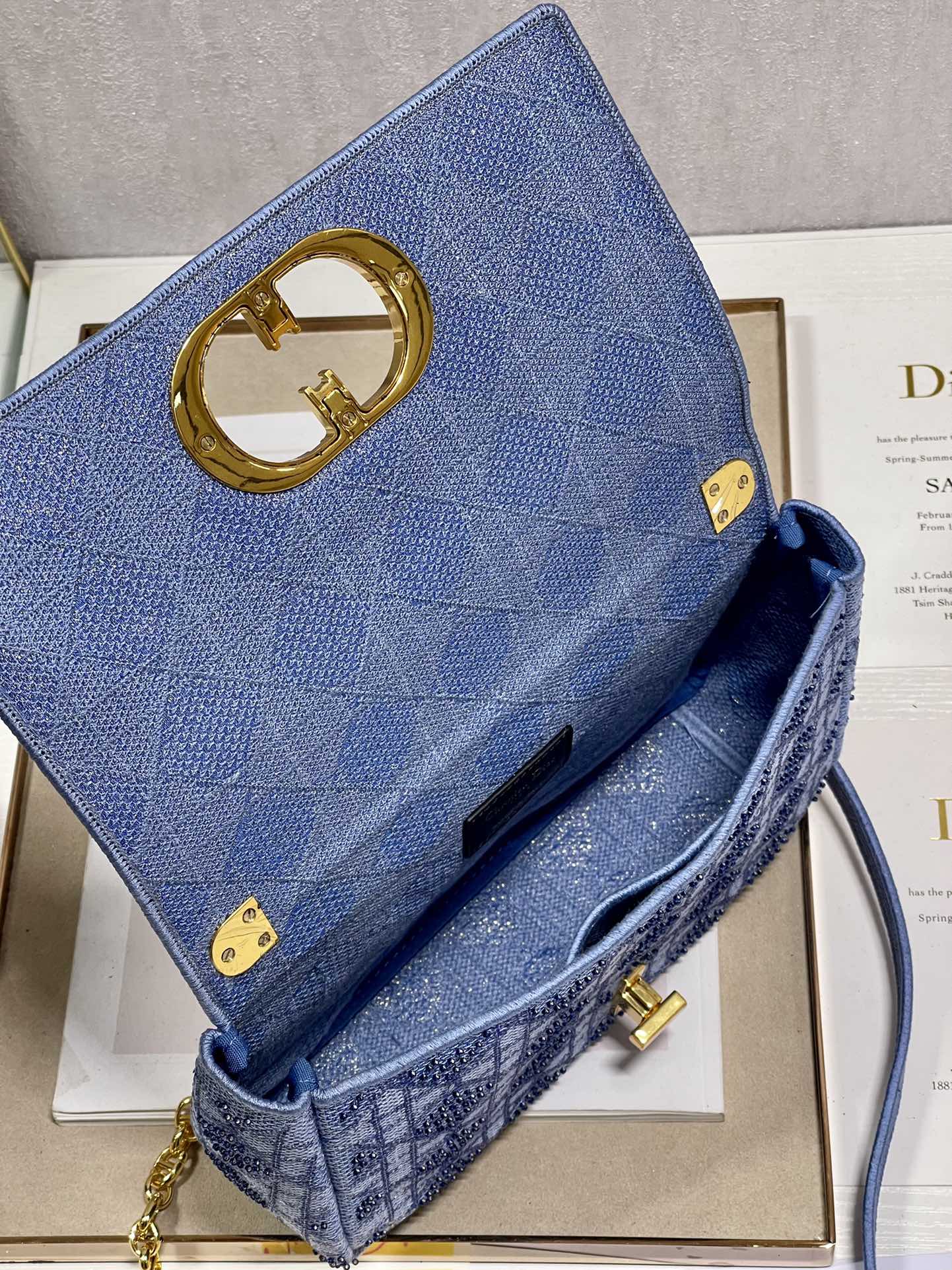 D*ior Top Bag 25CM