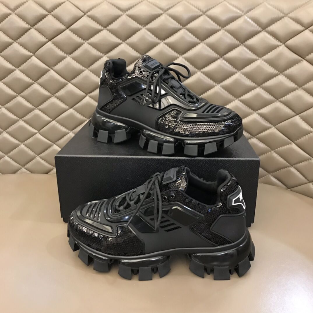 Men Women P*rada Top Sneaker