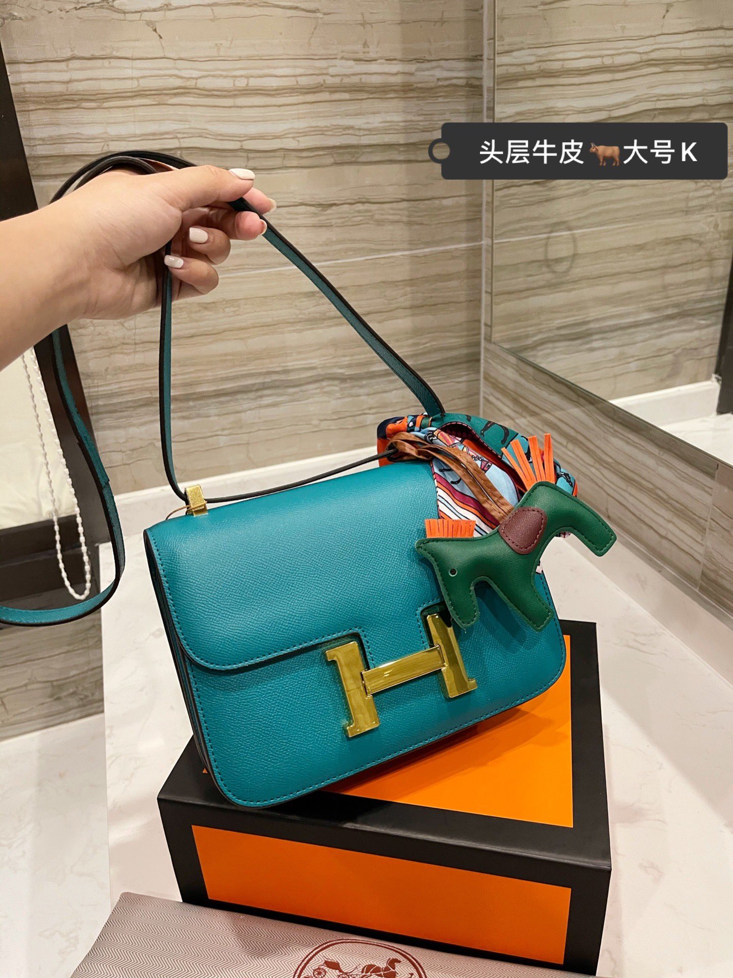 H*ermes Top Bag 24*18CM