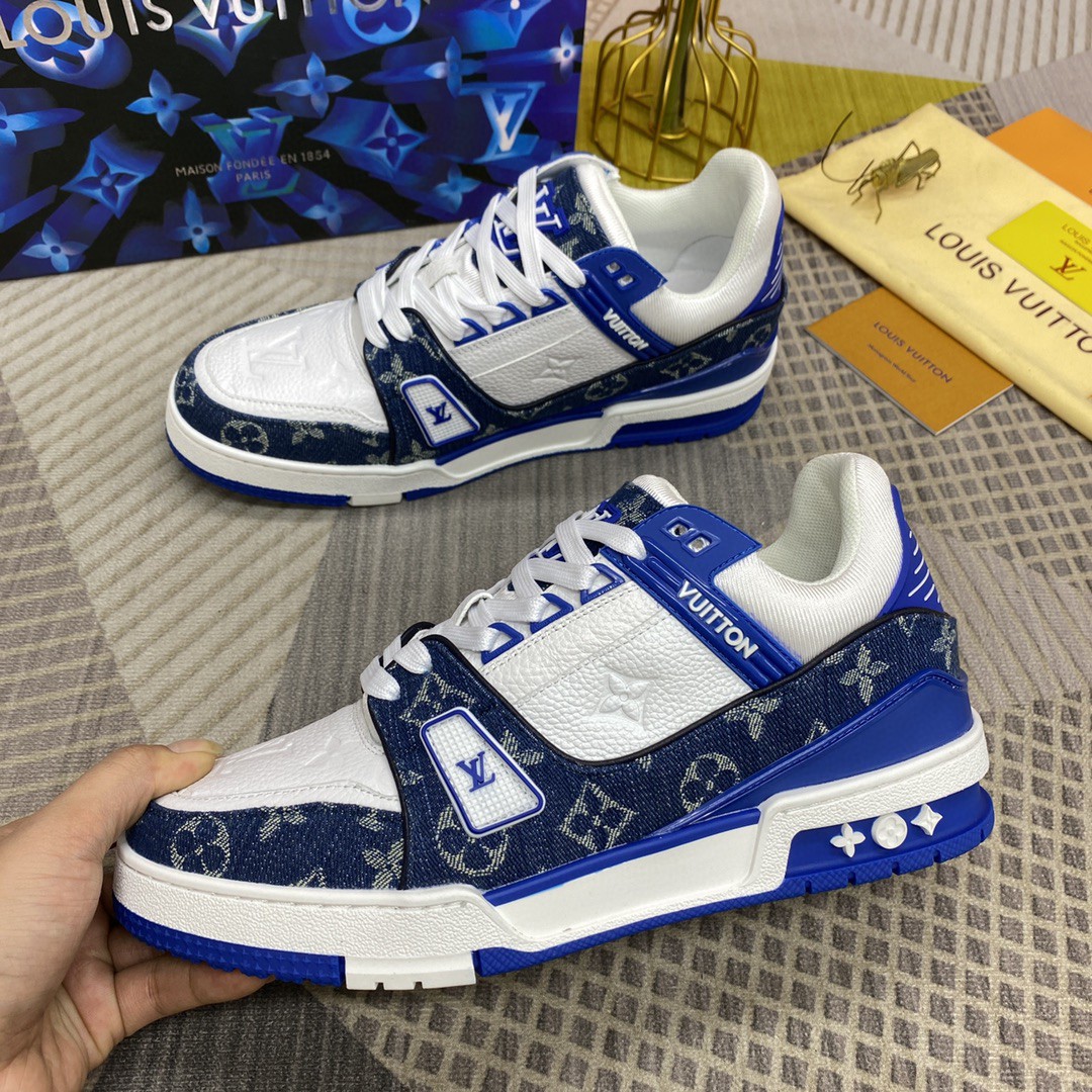 Men L*ouis V*uitton Top Sneakers