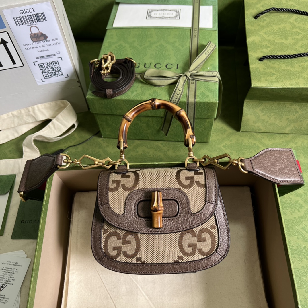 G*ucci Bag Top Quality 17x12x7.5cm