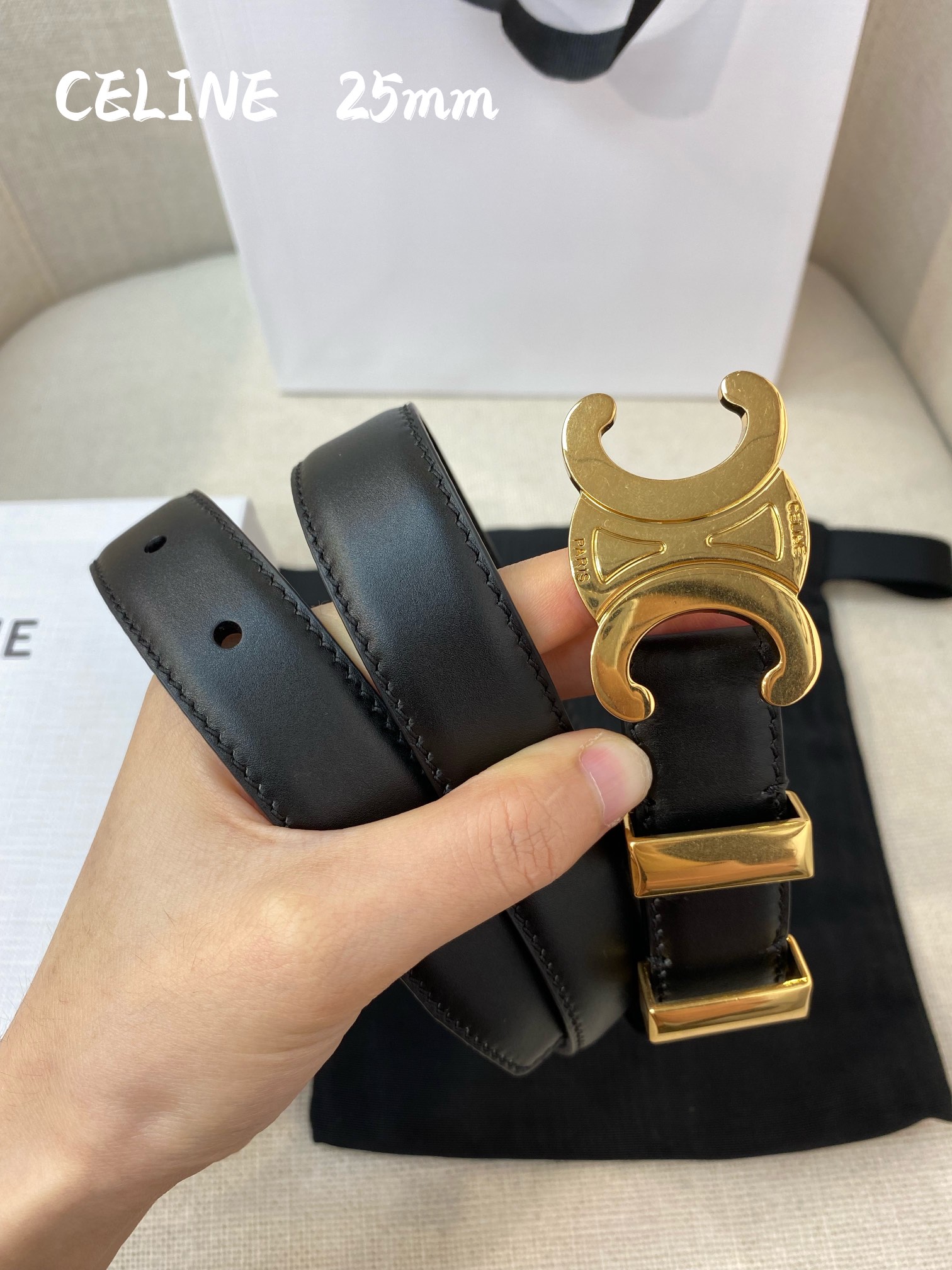 C* eline Belts Top Quality 25MM