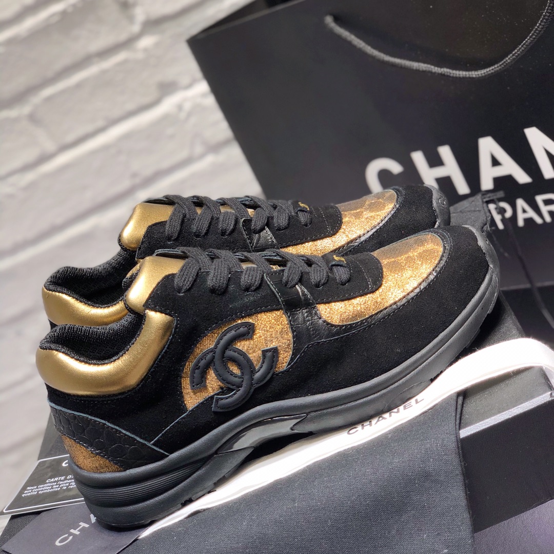 Men Women C*hanel Top Sneaker