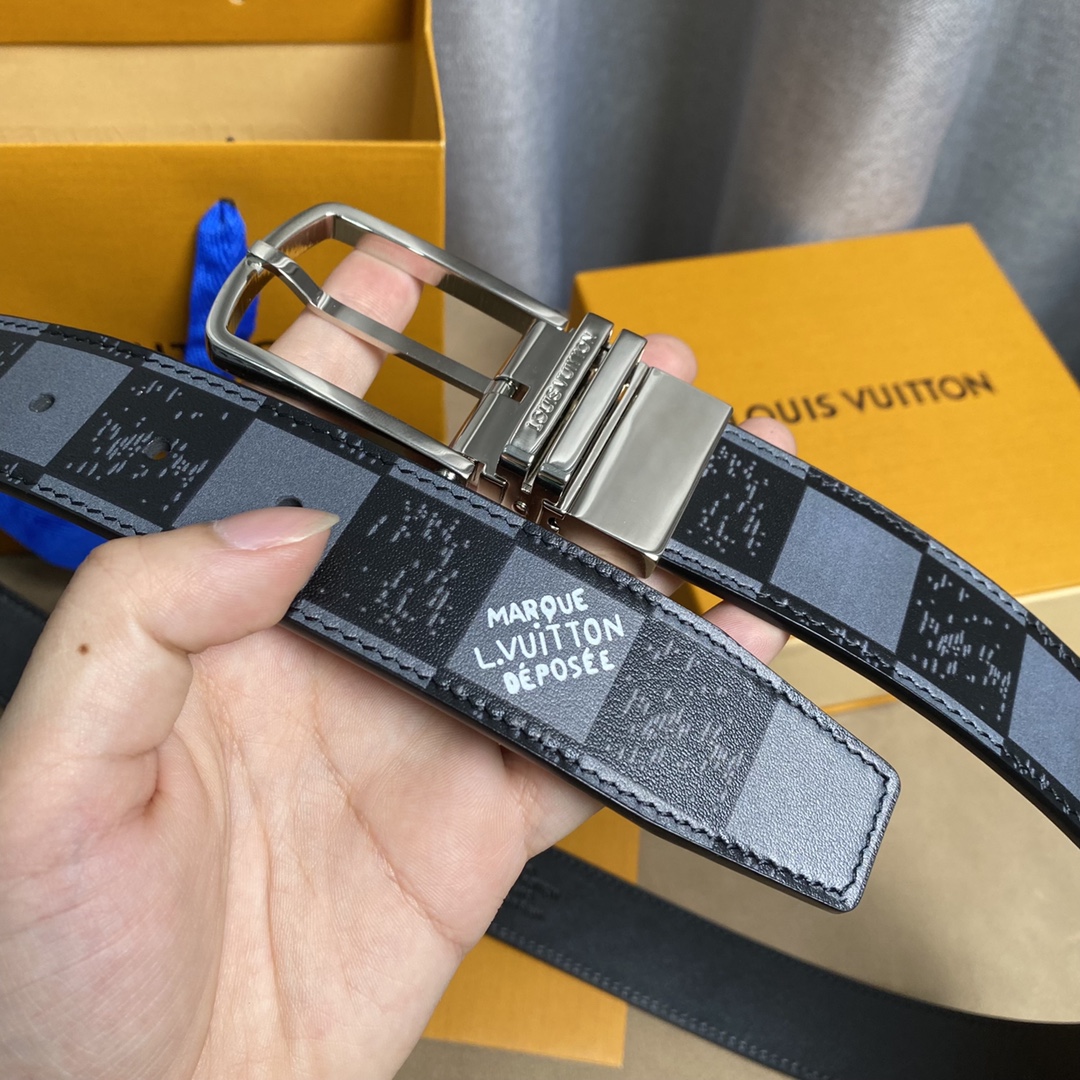 L*ouis V*uitton Belts Top Quality 35MM
