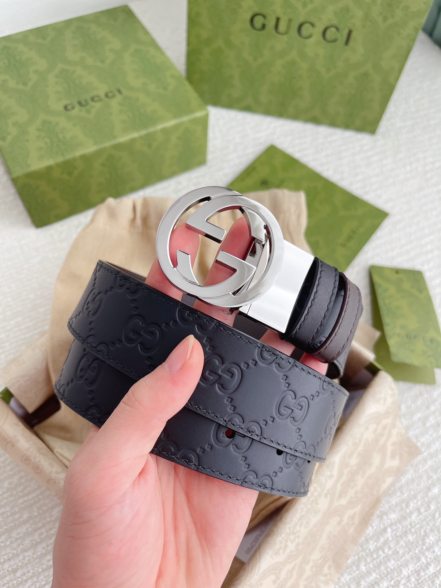 G*ucci Belts Top Quality 37MM