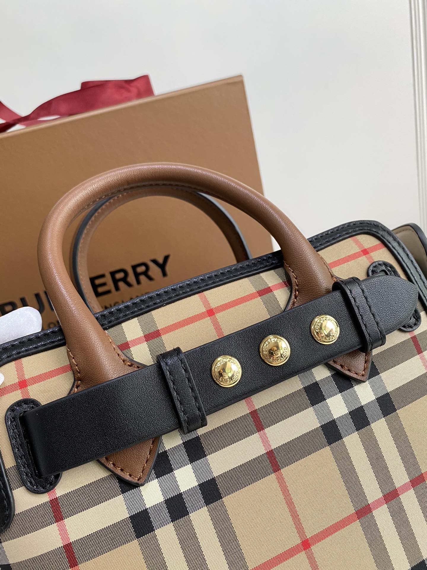 B*urberry Bag Top Quality 21.5*12*19cm
