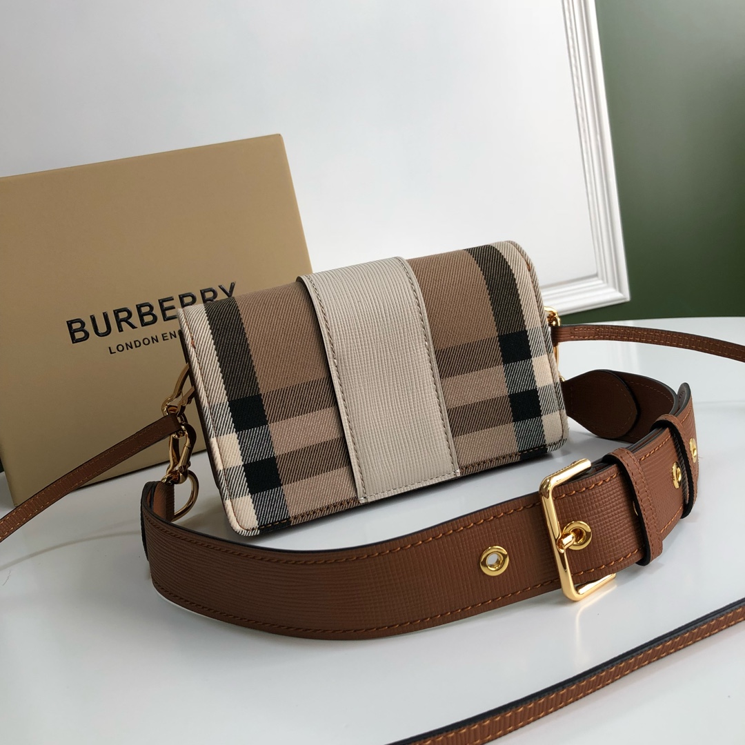 B*urberry Bag Top Quality 19.5*5*12CM