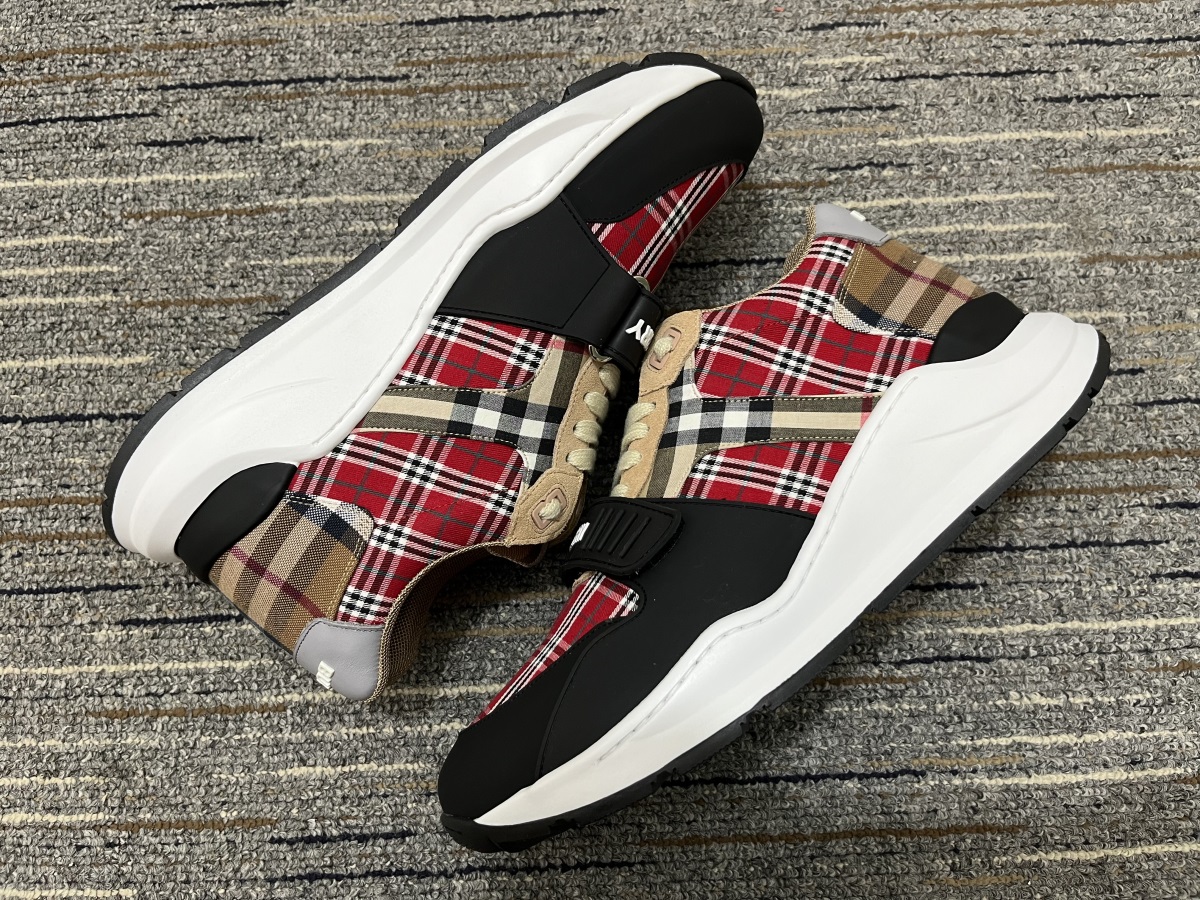 Men B*urberry Top Sneakers