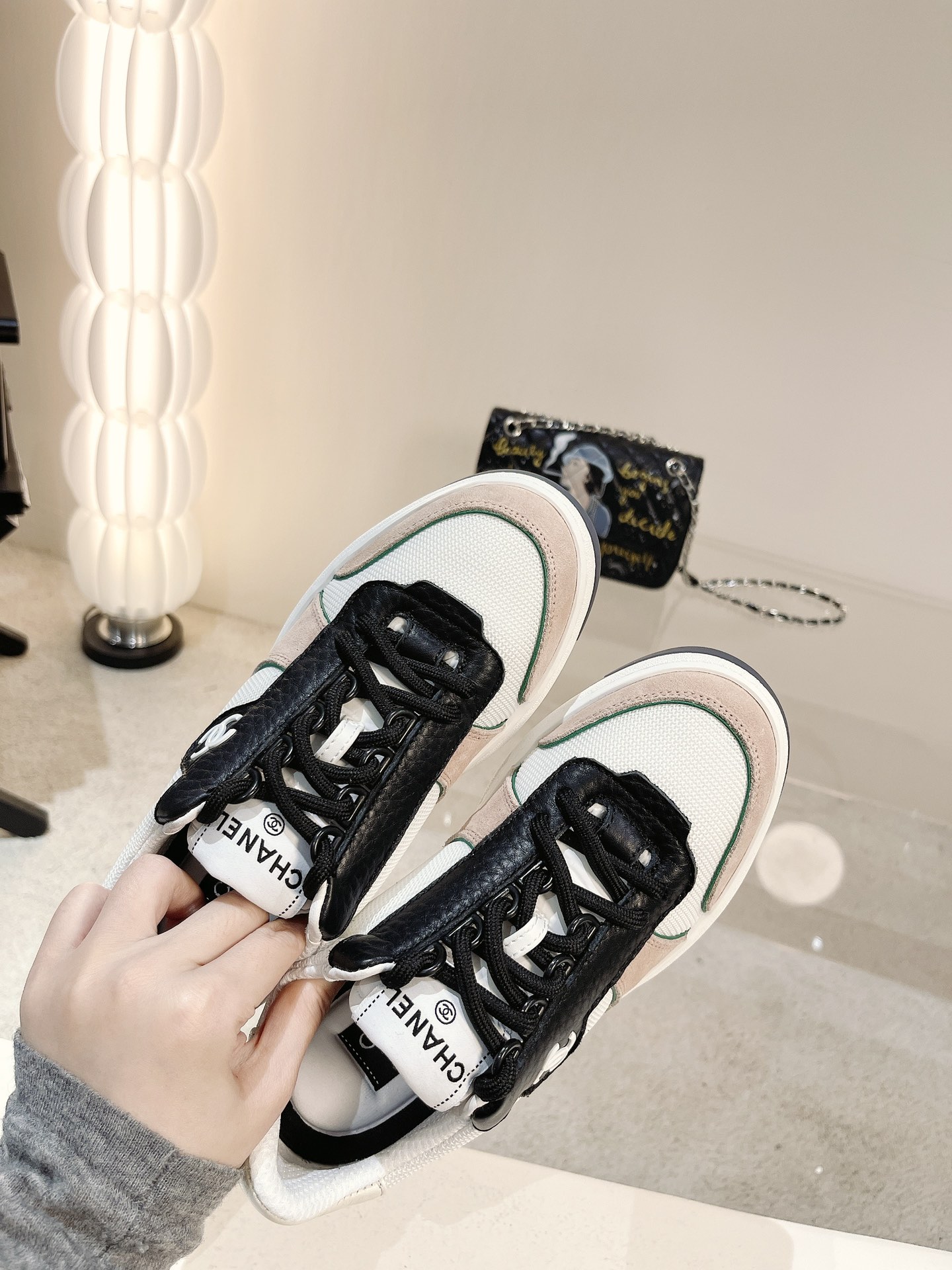 Women C*hanel Top Sneaker