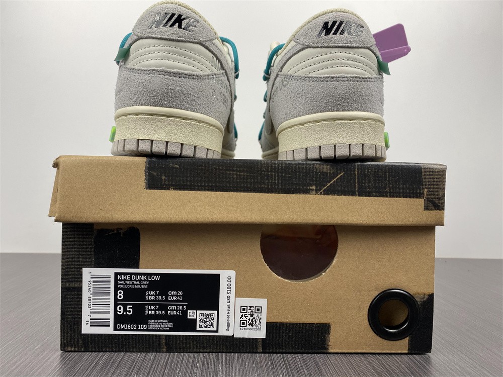 from O*ff-W*hite x Nike Dunk Low