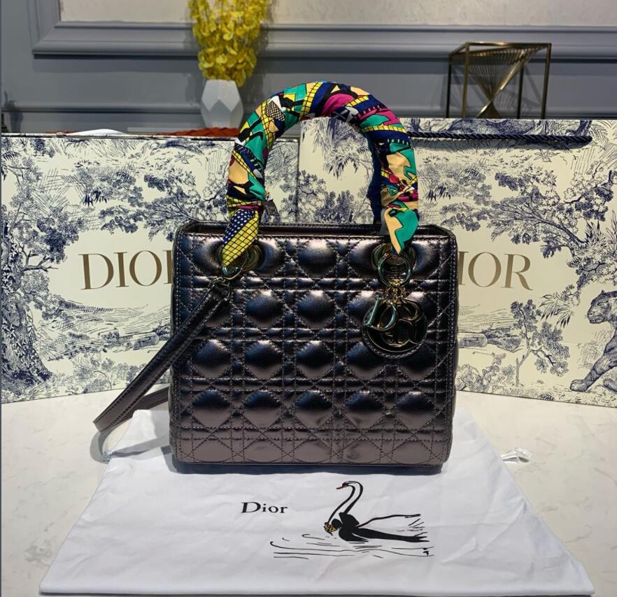 D*ior Top Bag 24*12*20cm