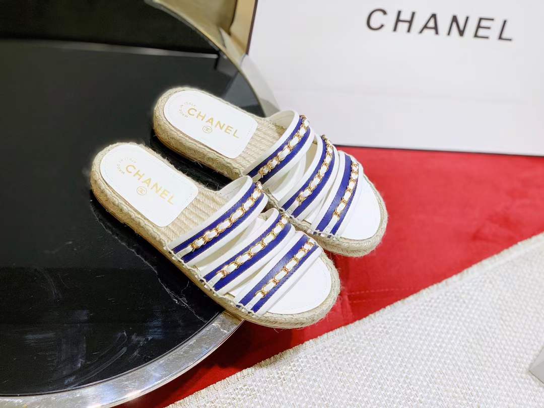Women C*hanel Top Slippers