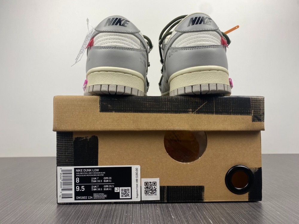from O*ff-W*hite x Nike Dunk Low