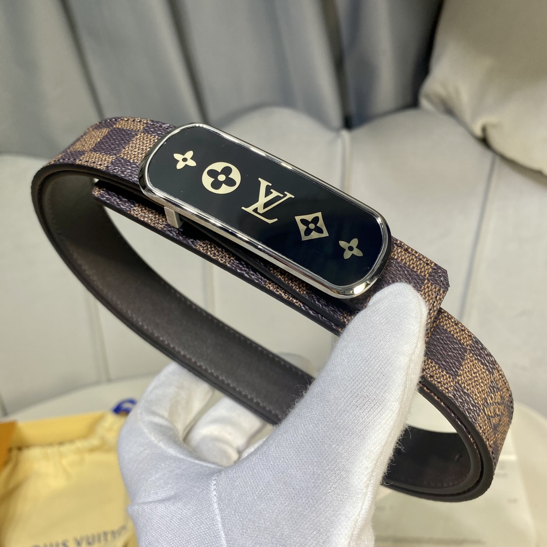 L*ouis V*uitton Belts Top Quality 25MM