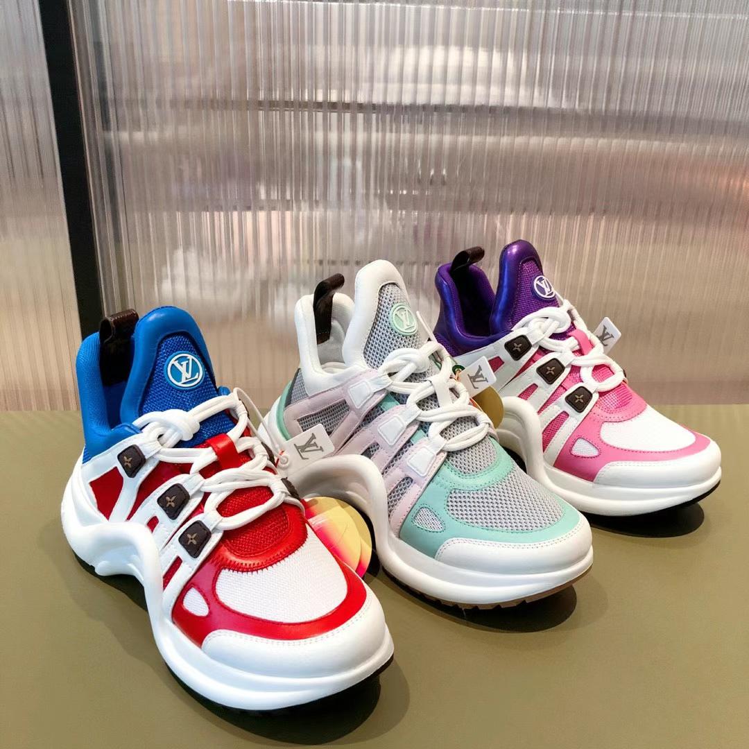 Women L*ouis V*uitton Top Sneaker Top Sneaker
