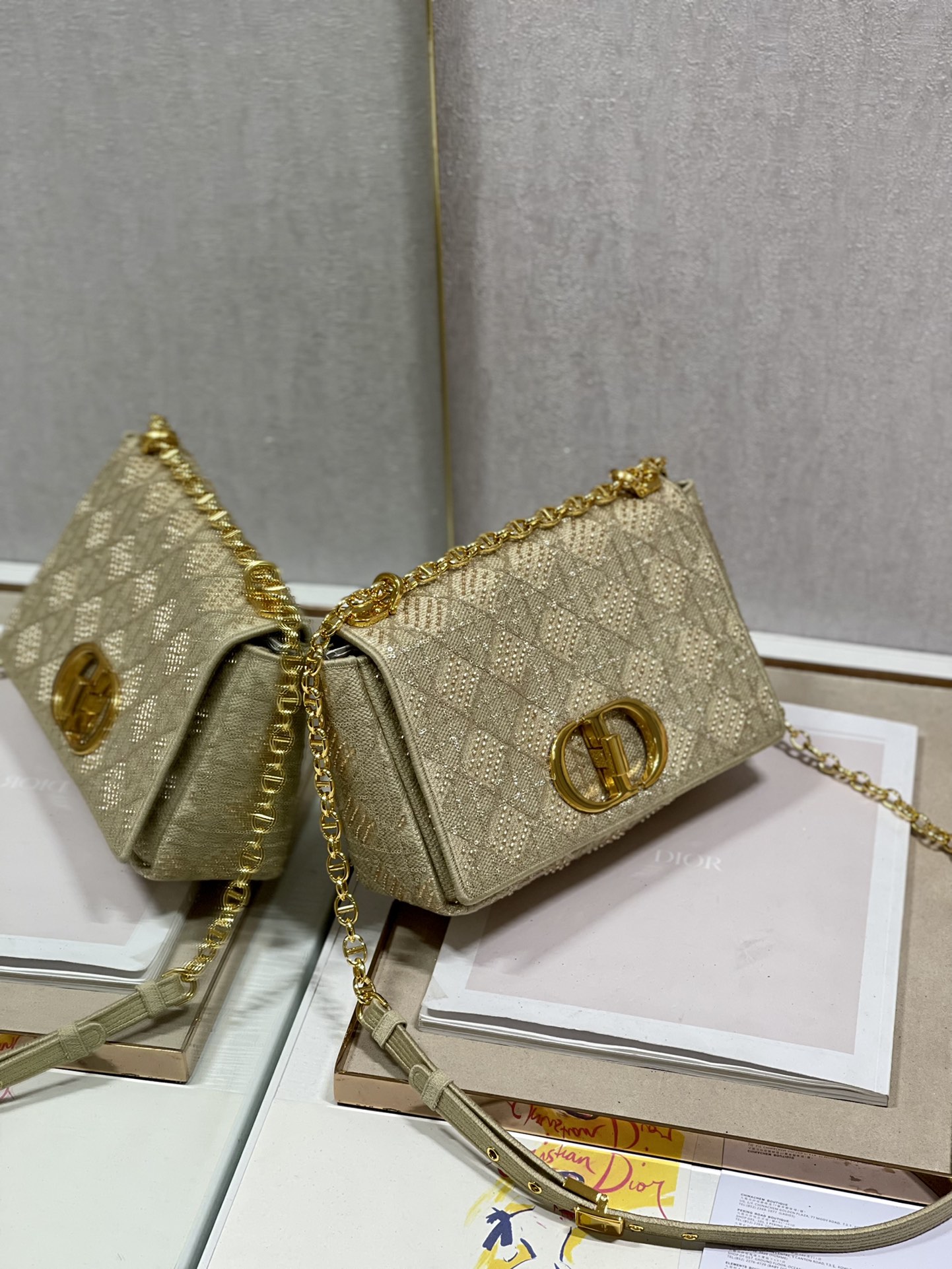 D*ior Top Bag 25CM