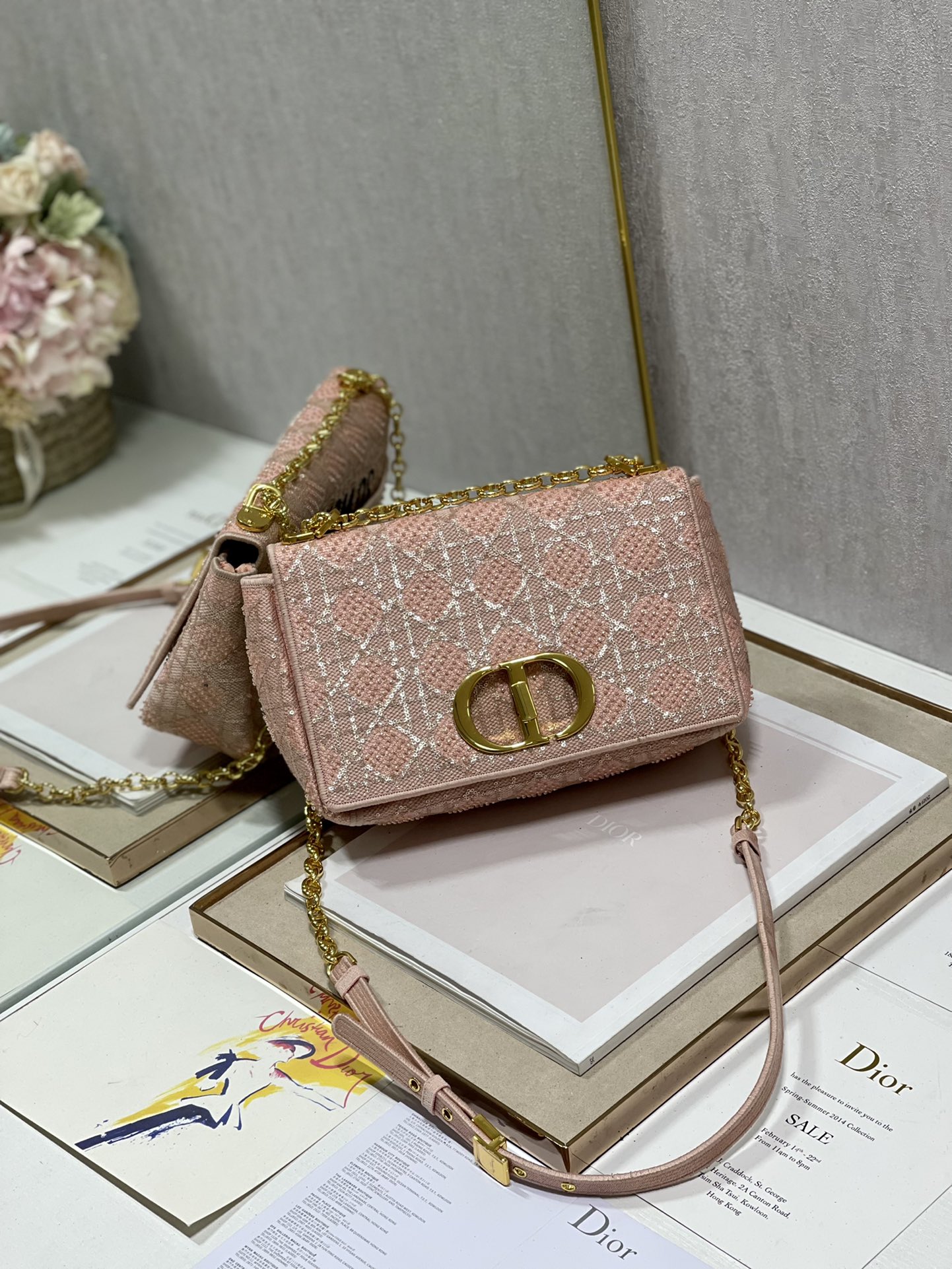 D*ior Top Bag 25CM