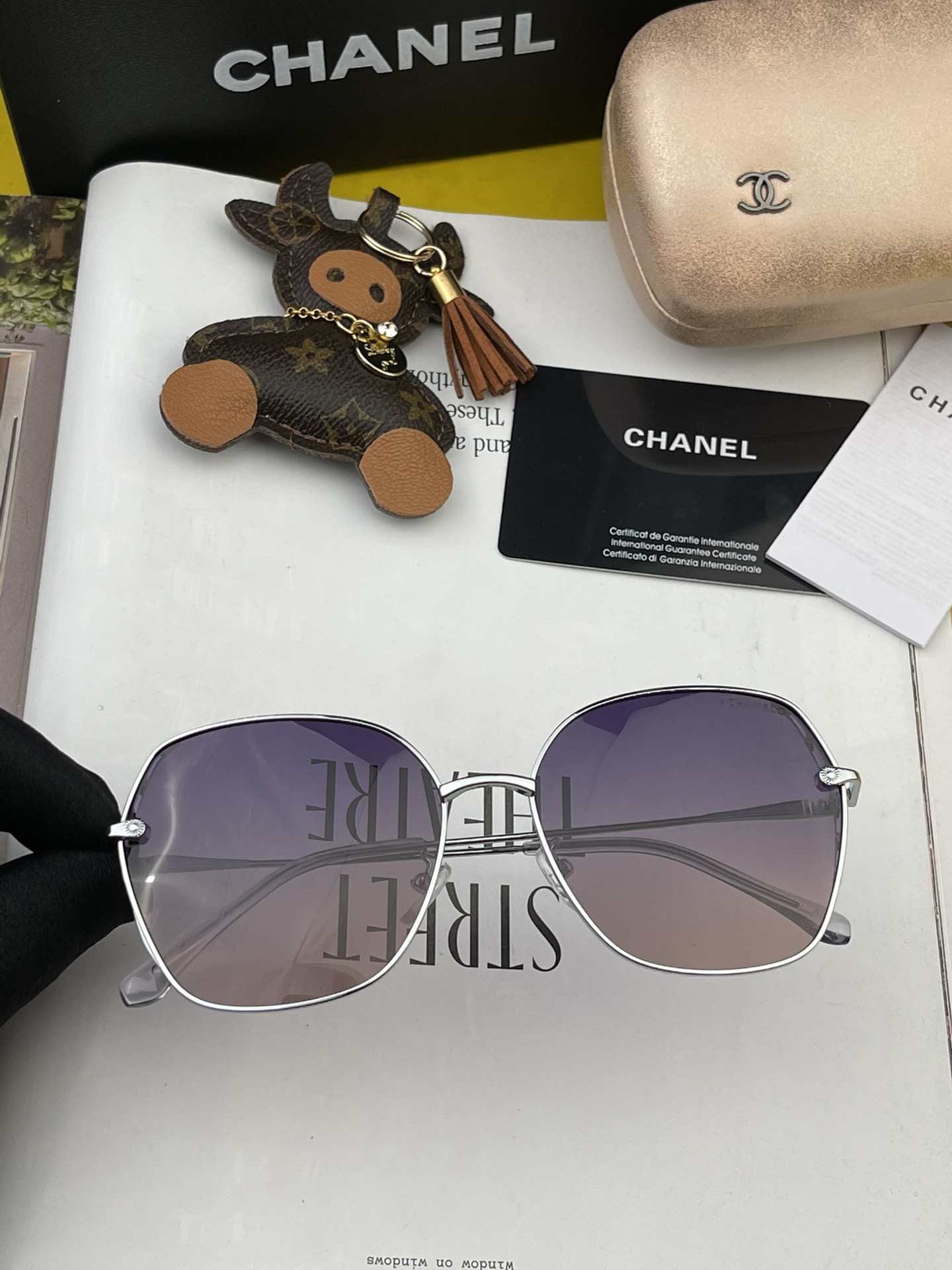 C*hanel Glasses Top