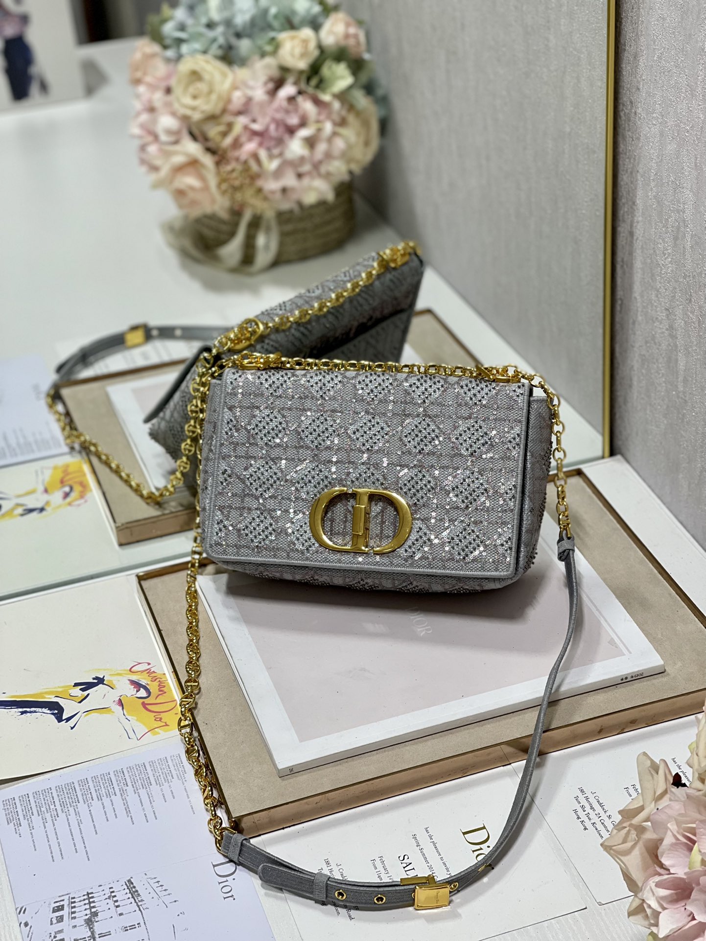 D*ior Top Bag 25CM