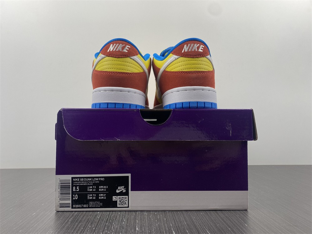 from NIKE DUNK LOW Bart Simpson BQ6817-602