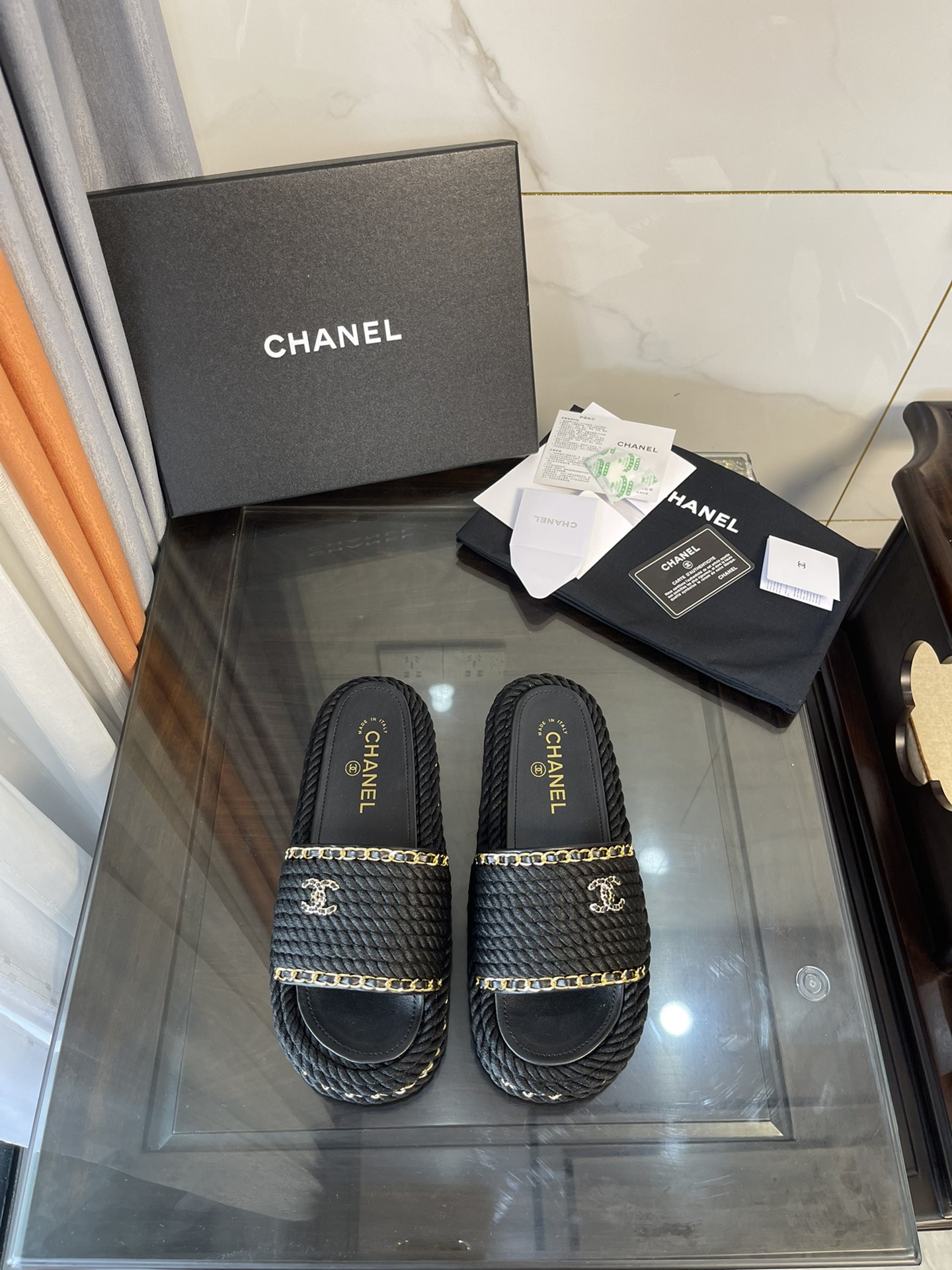 Women C*hanel Top Sandals