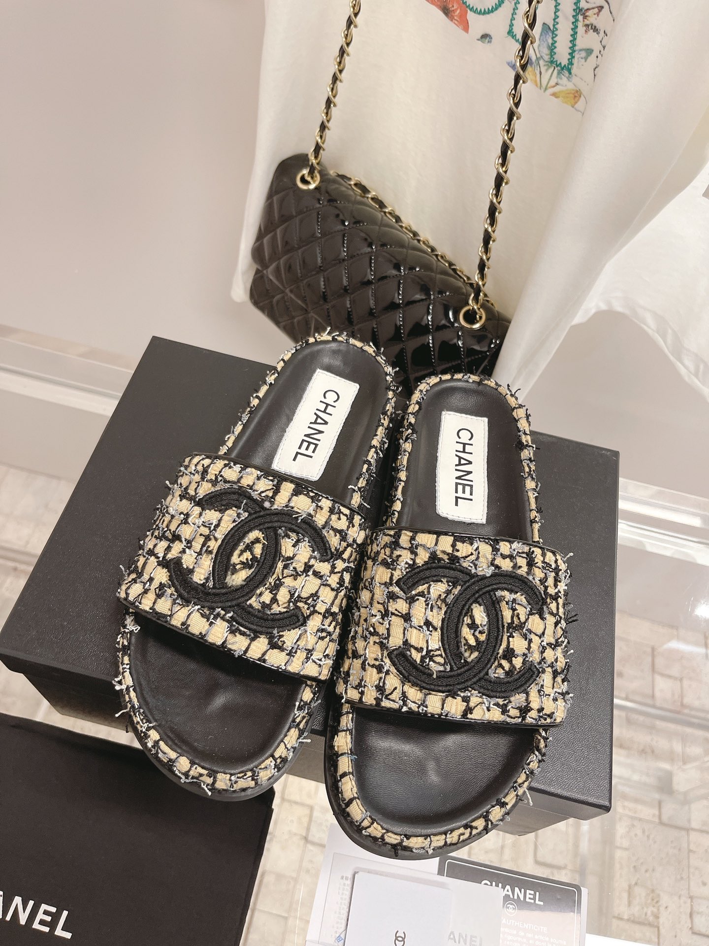 Women C*hanel Top Sandals
