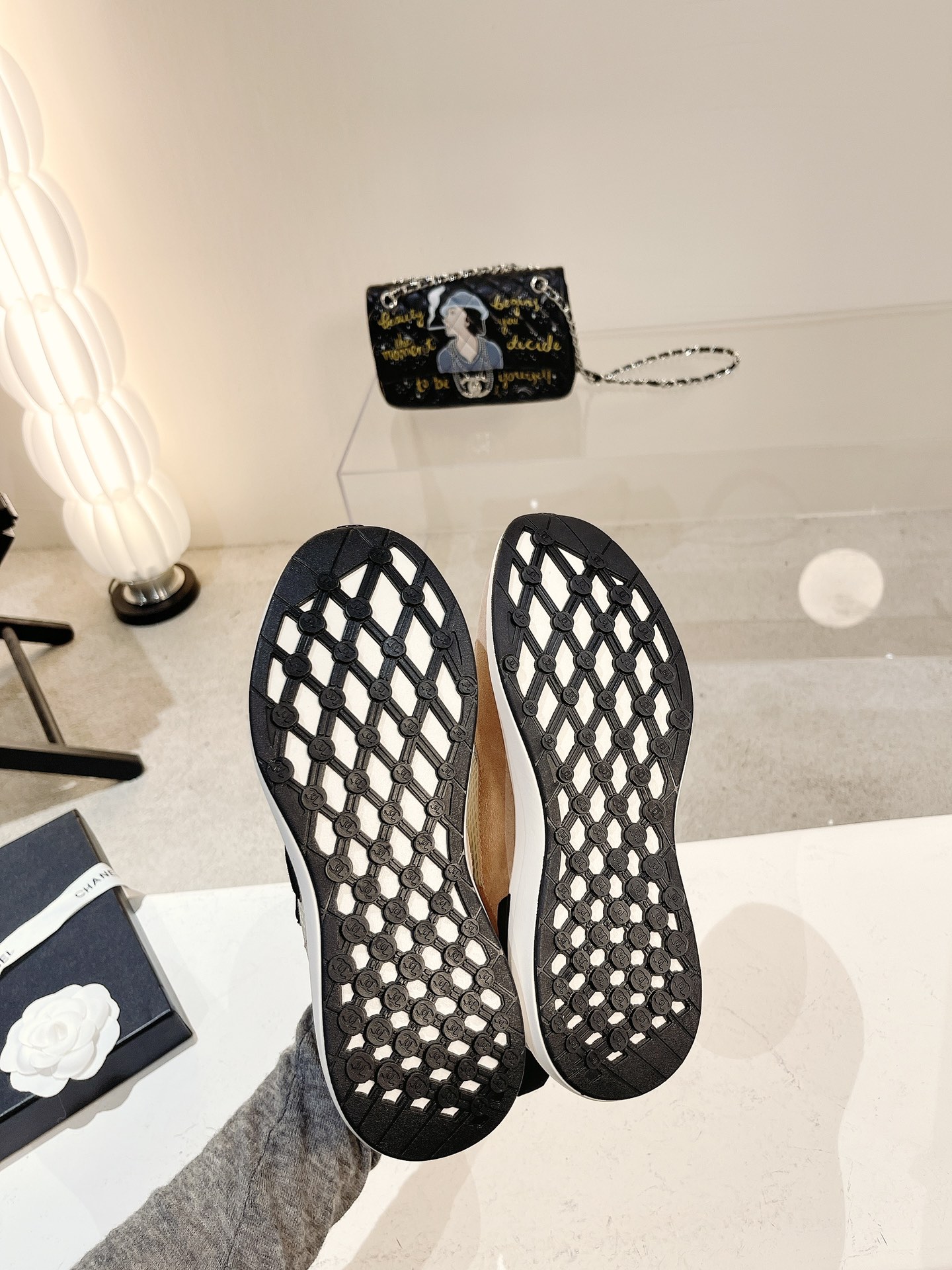 Women C*hanel Top Sneaker