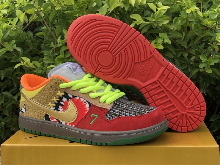 from Nike SB Dunk Low “What The” 318403-141