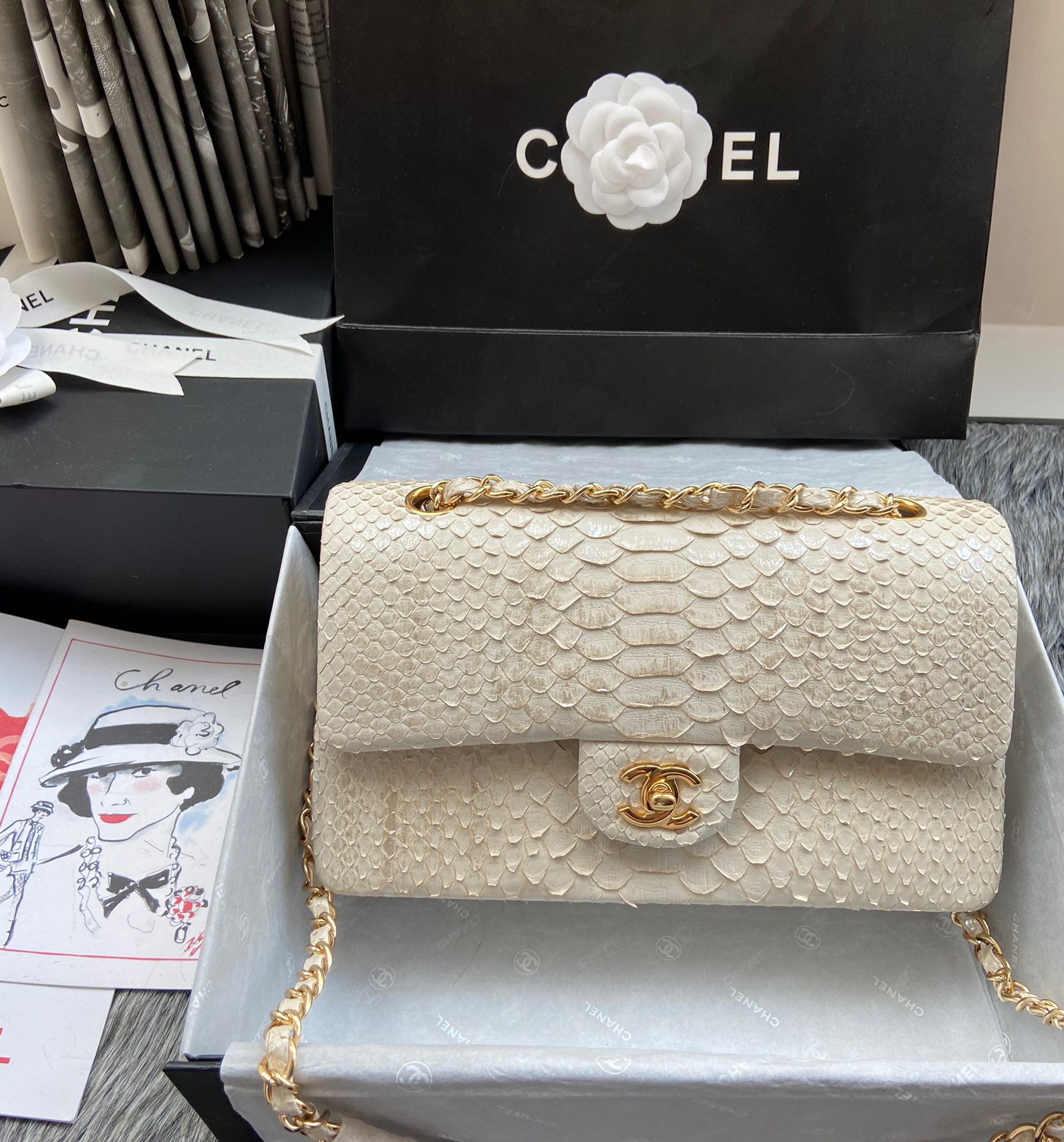 C*hanel Top Bag 25.5*7*16CM