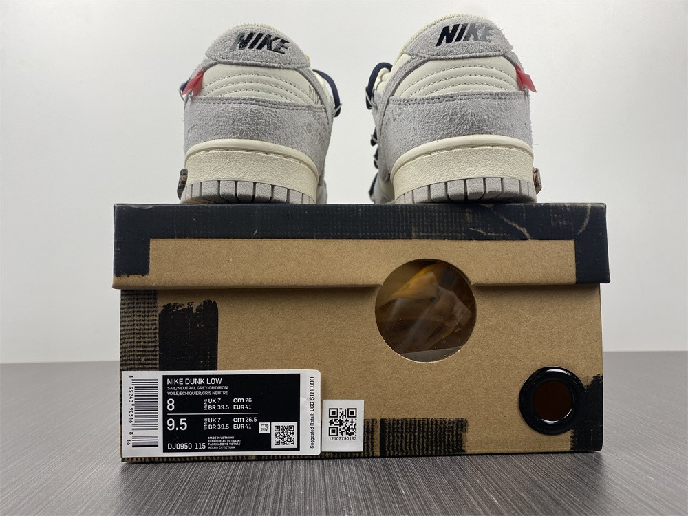from O*ff-W*hite x Nike Dunk Low