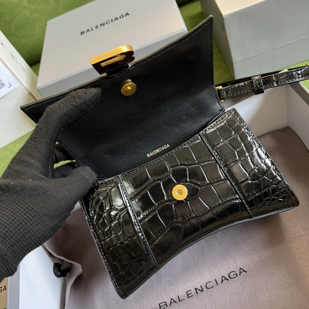 B*alenciaga Bag Top Quality 19*13*8cm