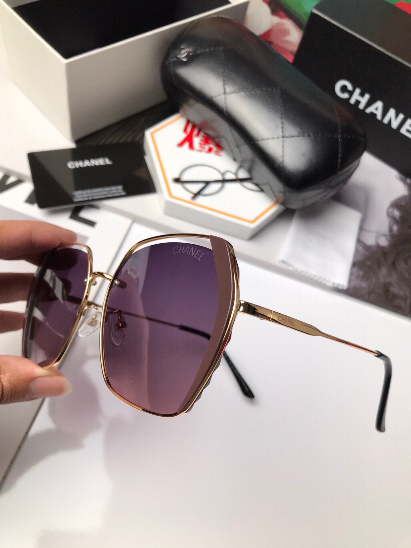 C*hanel Glasses Top