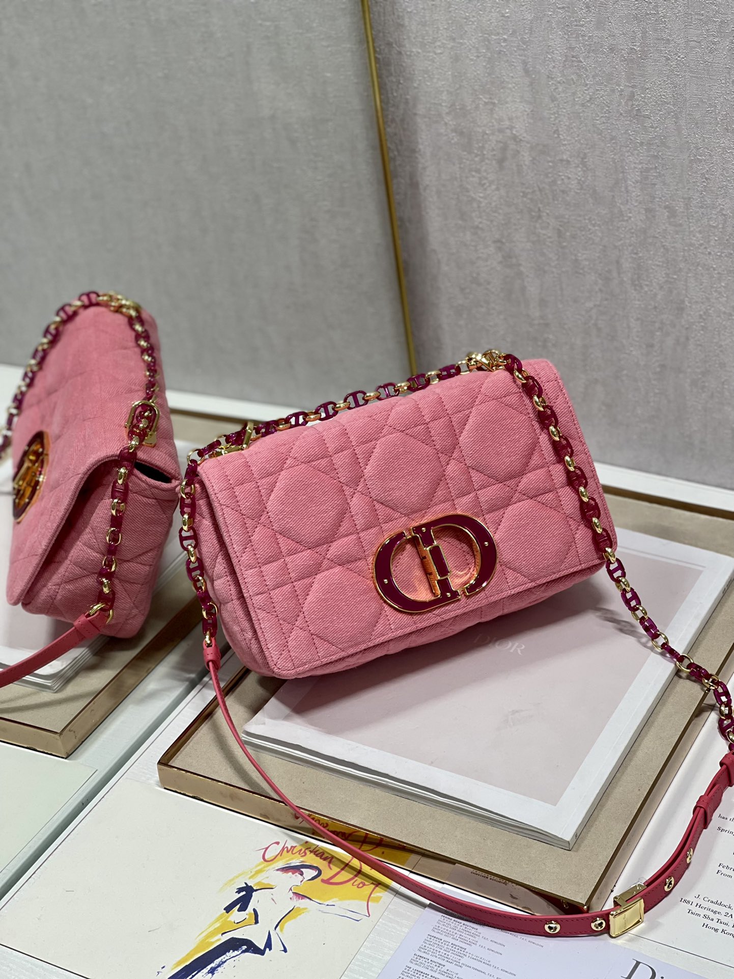 D*ior Top Bag 25.5*15.5*8CM